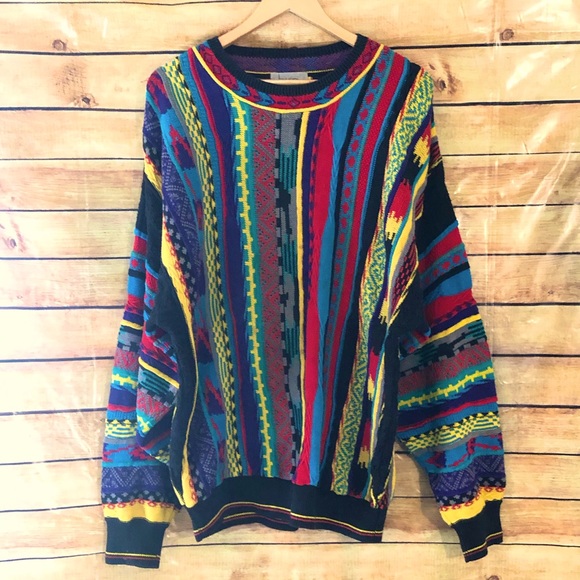 Vintage Other - Vintage Tosani Coogi Sweater Multi-color XL